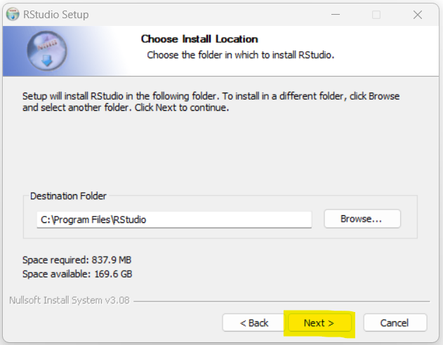 Download/Install RStudio 4